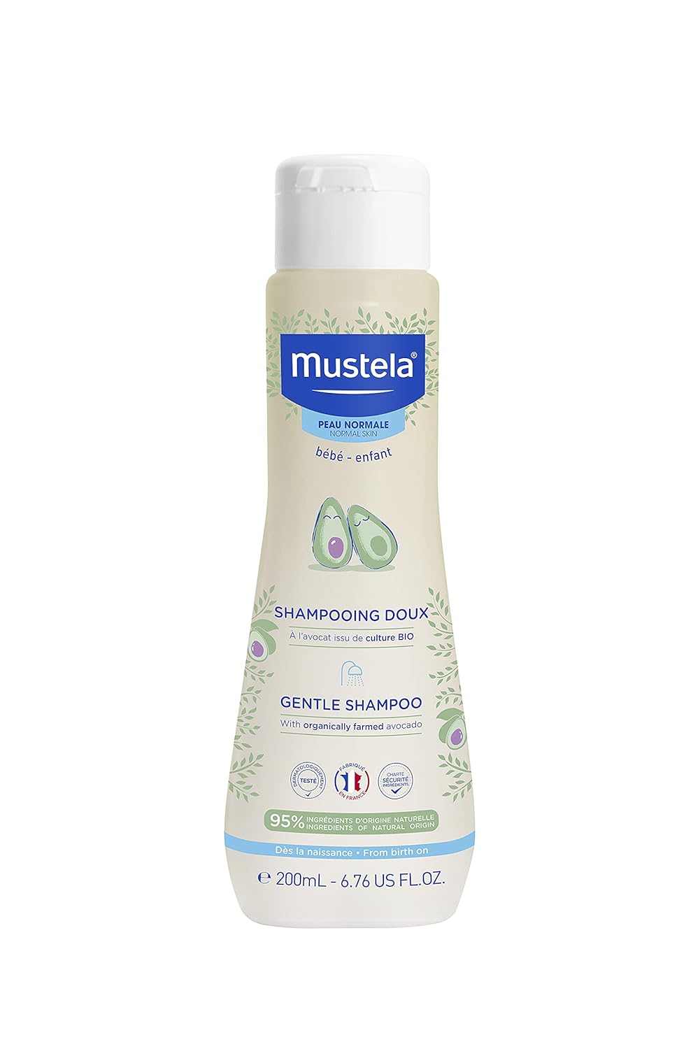 Mustela Gentle Shampoo with Organic Avocado - 200ml