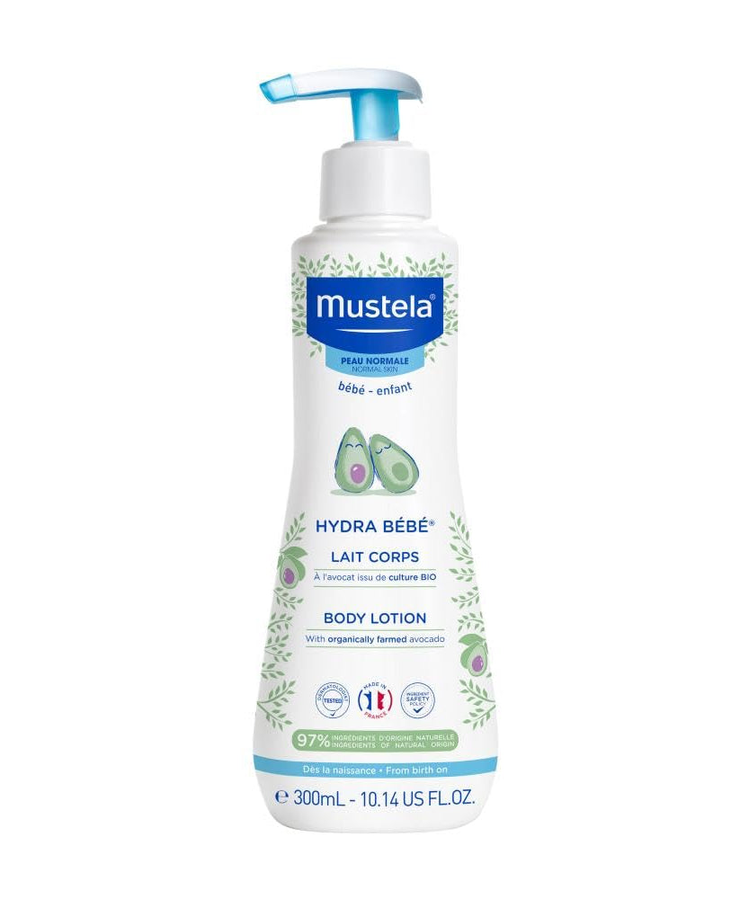 Mustela Hydra Bebe Body Lotion with Organic Avocado - 300ml - MINIMEE KIDS