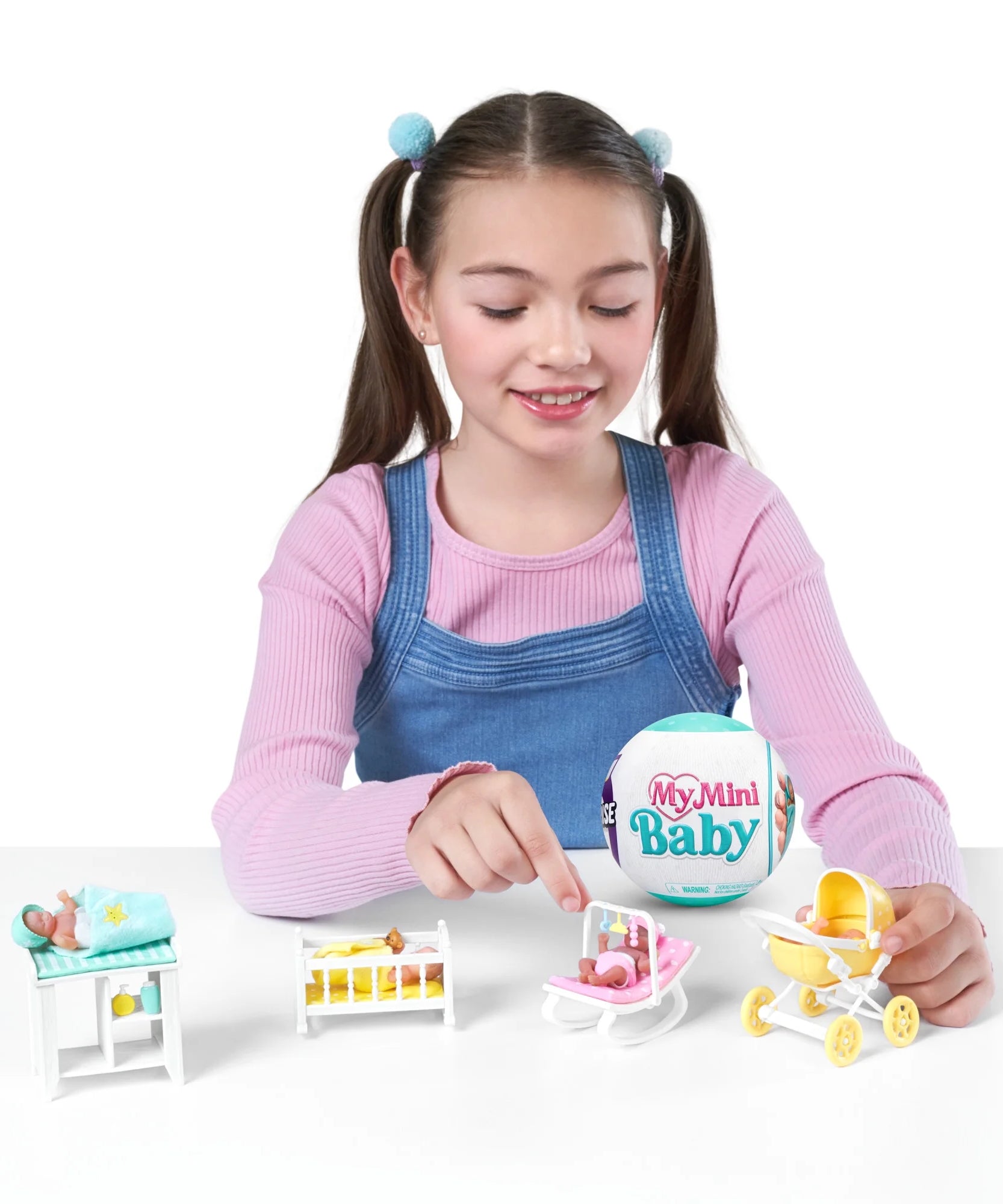 Zuru 5 Surprise My Mini Baby Series 1 | Mystery Capsule with 5 Surprises | Collectible Ultra-Realistic Miniature Baby Doll & Playset for Kids 3+