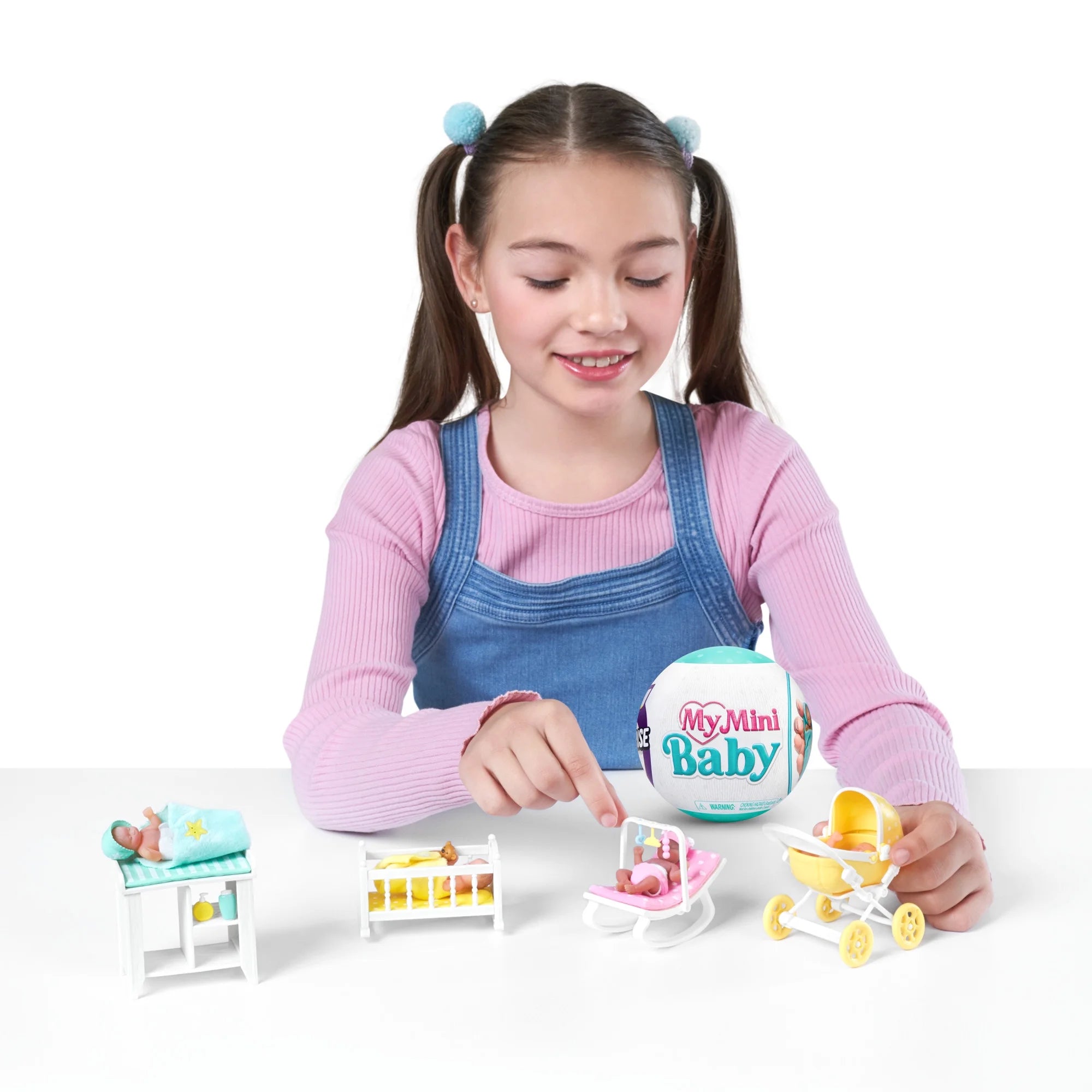 Zuru 5 Surprise My Mini Baby Series 1 | Mystery Capsule with 5 Surprises | Collectible Ultra-Realistic Miniature Baby Doll & Playset for Kids 3+