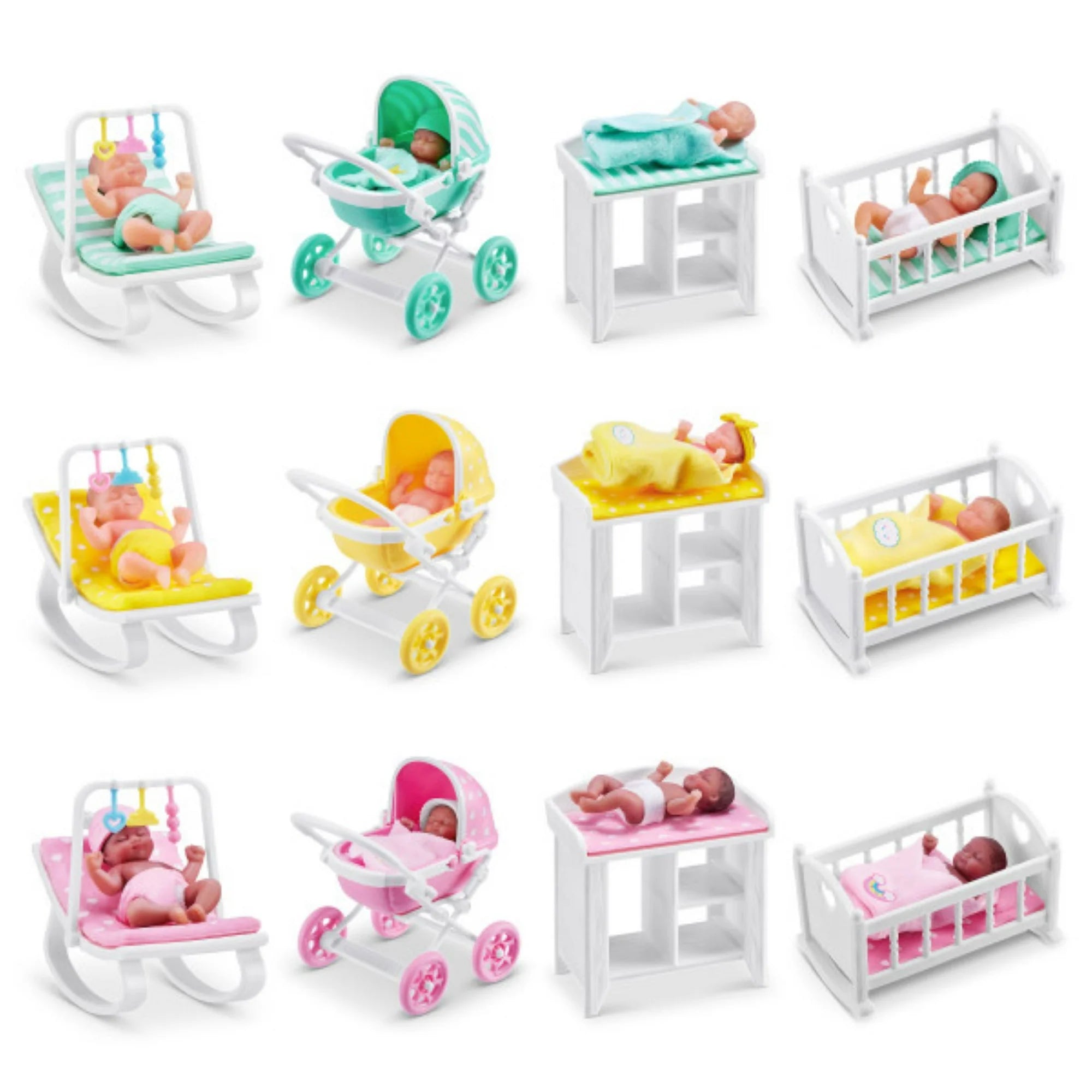 Zuru 5 Surprise My Mini Baby Series 1 | Mystery Capsule with 5 Surprises | Collectible Ultra-Realistic Miniature Baby Doll & Playset for Kids 3+