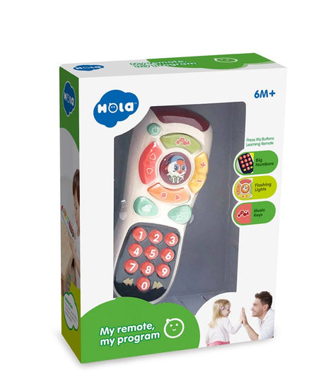 Hola My Remote, My Program - Multifunctional Learning Toy for Toddlers 6M+ - MINIMEE KIDS