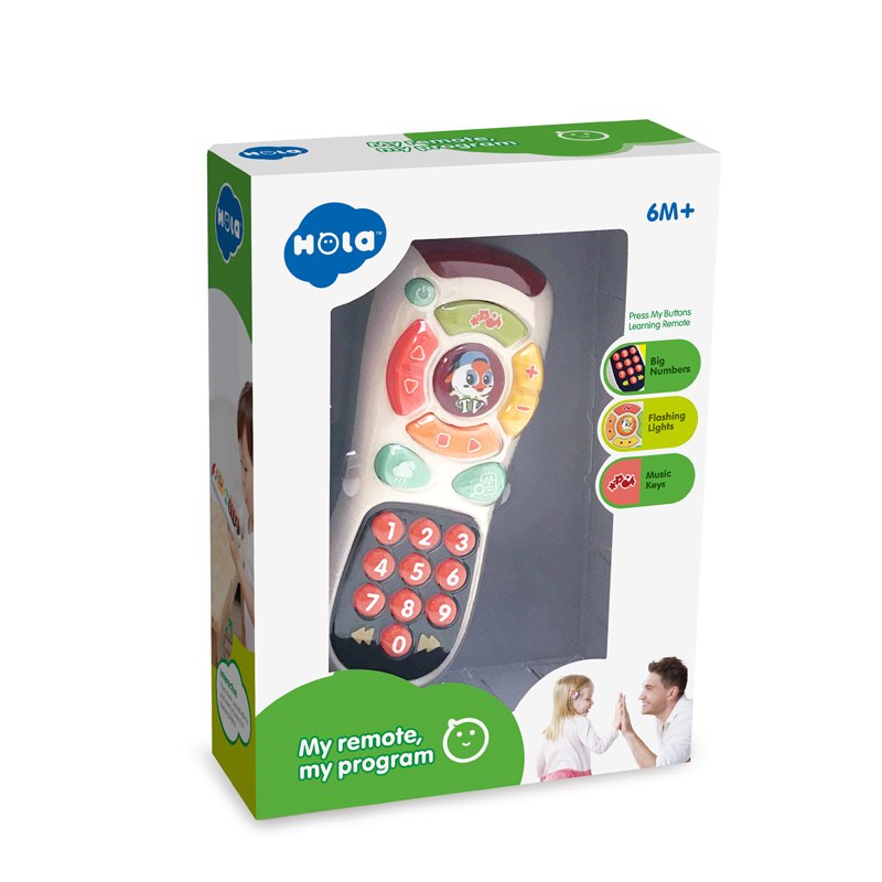 Hola My Remote, My Program - Multifunctional Learning Toy for Toddlers 6M+