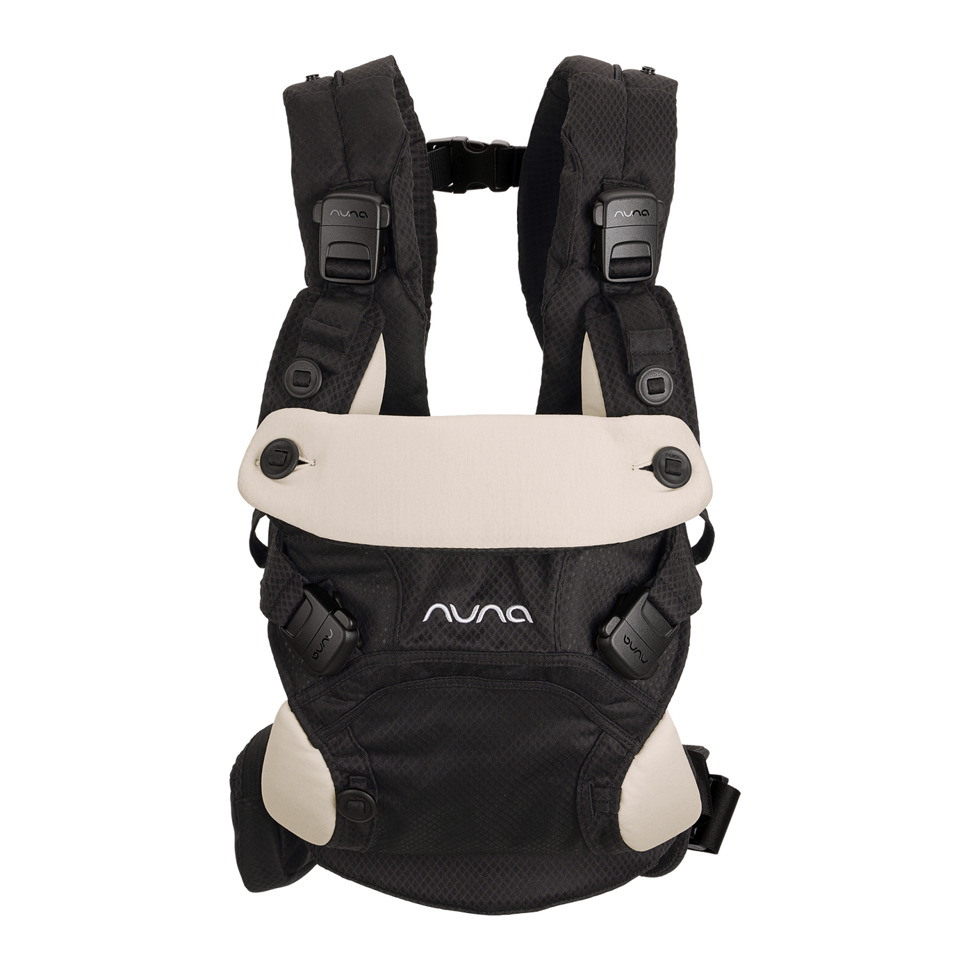 Nuna CUDL Clik Baby Carrier - Caviar | Ultimate Comfort & Convenience for Parents and Babies