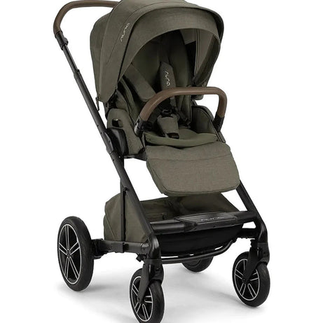 Nuna Mixx Next Baby Stroller - Compact Fold Away Axle, Rear Wheel Free Flex Suspension, Pram for 0M+ (Up to 22kg) - Pine