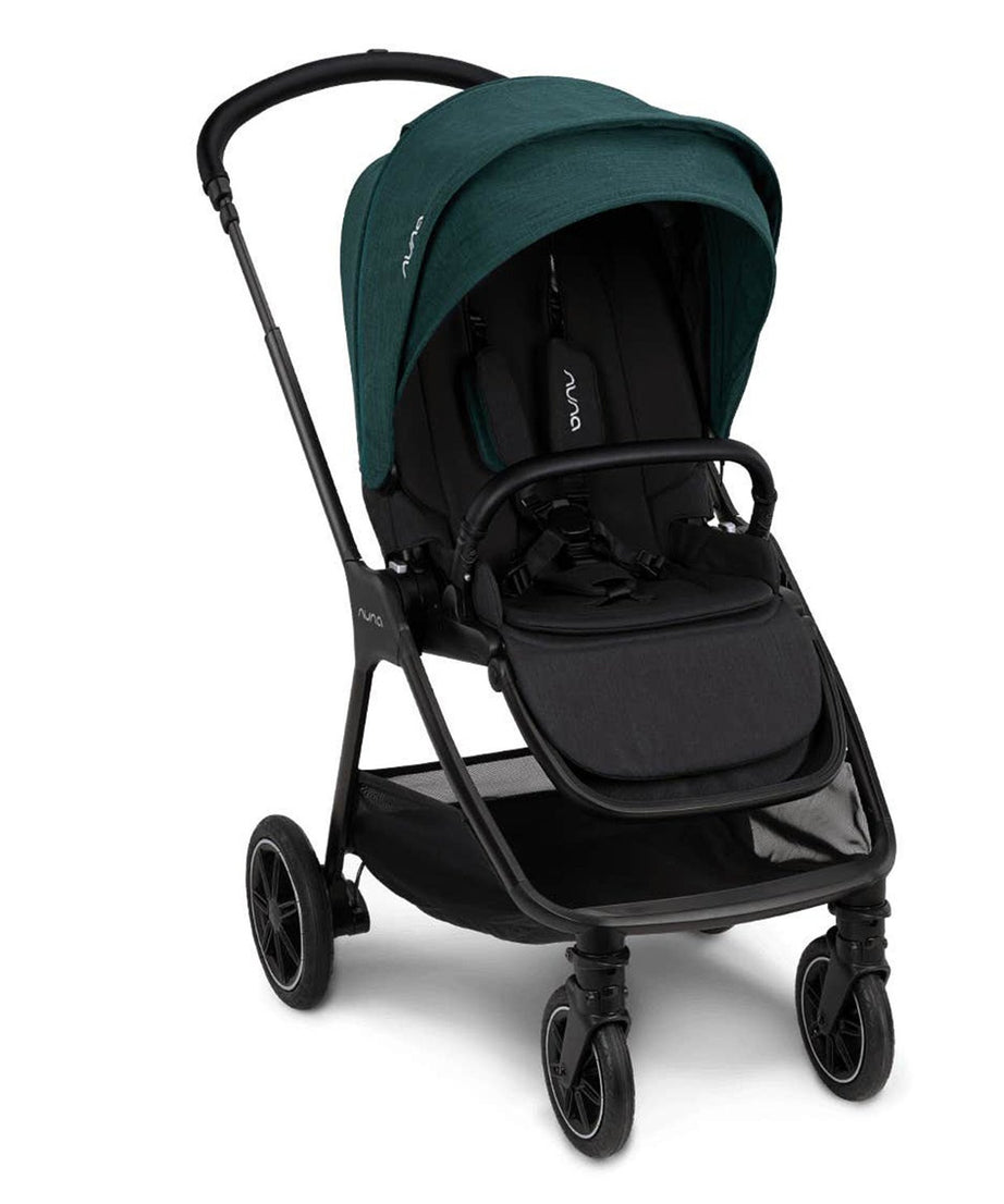 Nuna TRIV Next Baby Stroller | With Spring Suspension Seat Technology, One Touch Braking System | Pram for 0M+ (Up to 22kg) - Lagoon