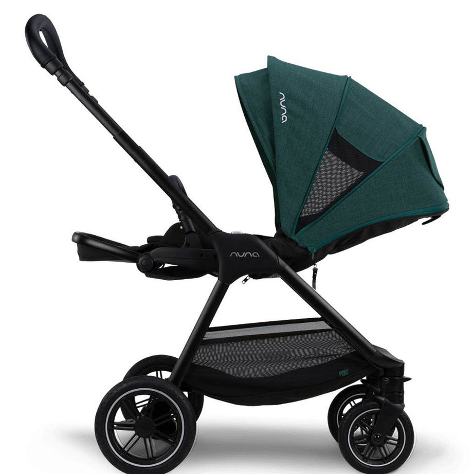 Nuna TRIV Next Baby Stroller | With Spring Suspension Seat Technology, One Touch Braking System | Pram for 0M+ (Up to 22kg) - Lagoon