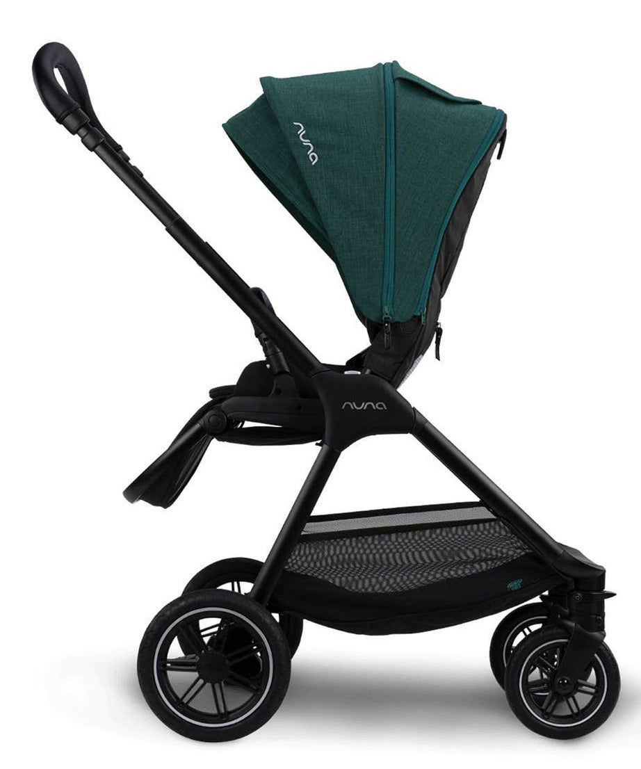 Nuna TRIV Next Baby Stroller | With Spring Suspension Seat Technology, One Touch Braking System | Pram for 0M+ (Up to 22kg) - Lagoon
