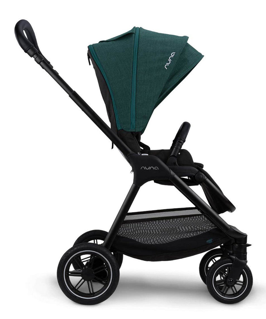 Nuna TRIV Next Baby Stroller | With Spring Suspension Seat Technology, One Touch Braking System | Pram for 0M+ (Up to 22kg) - Lagoon