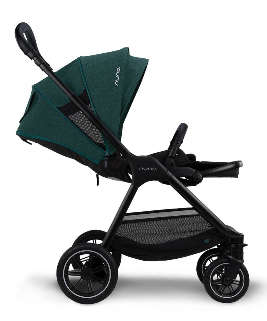 Nuna TRIV Next Baby Stroller | With Spring Suspension Seat Technology, One Touch Braking System | Pram for 0M+ (Up to 22kg) - Lagoon