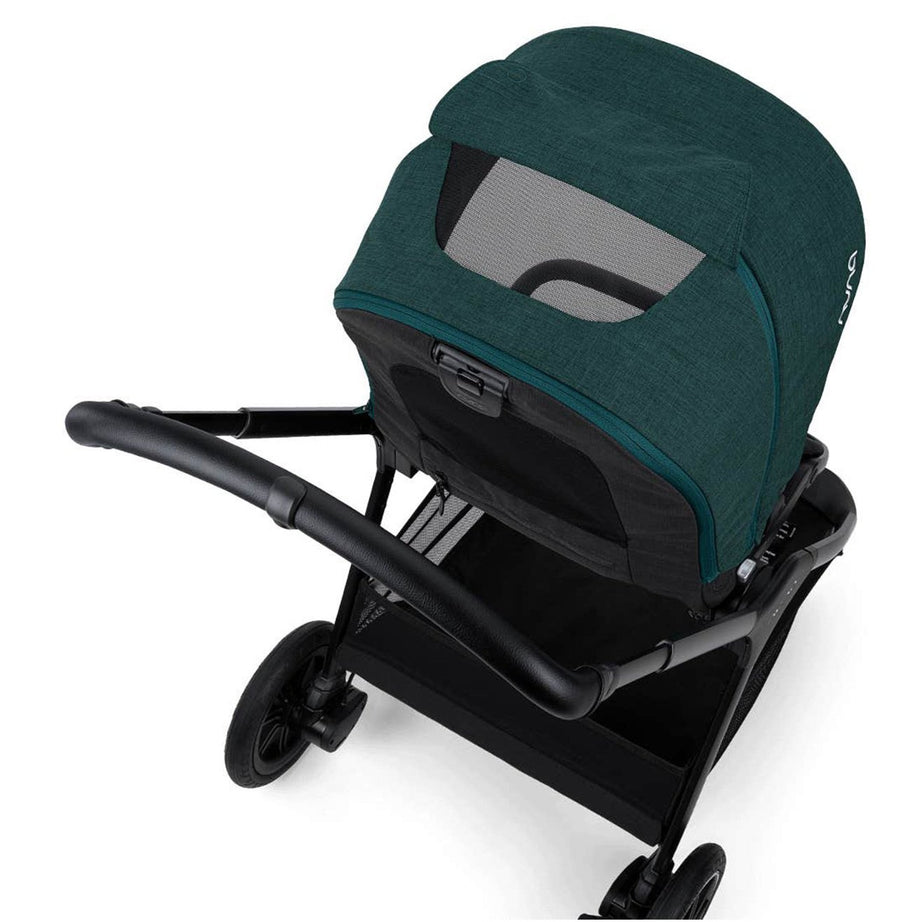 Nuna TRIV Next Baby Stroller | With Spring Suspension Seat Technology, One Touch Braking System | Pram for 0M+ (Up to 22kg) - Lagoon