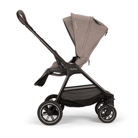 Nuna TRIV Next Baby Stroller | Spring Suspension Seat Technology, One Touch Braking System | Pram for 0M+ (Up to 22kg) - Cedar