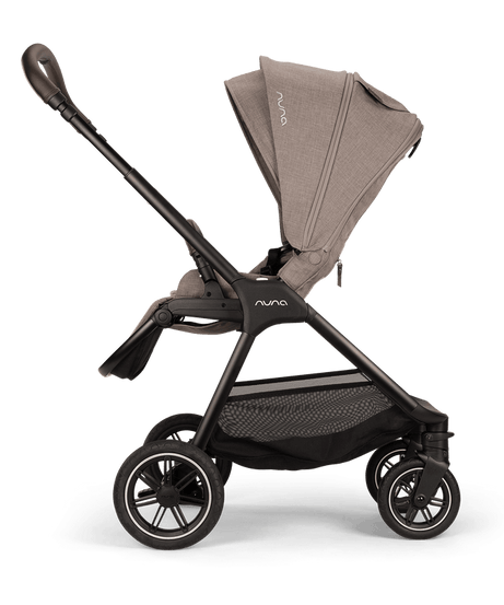 Nuna TRIV Next Baby Stroller | Spring Suspension Seat Technology, One Touch Braking System | Pram for 0M+ (Up to 22kg) - Cedar