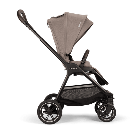 Nuna TRIV Next Baby Stroller | Spring Suspension Seat Technology, One Touch Braking System | Pram for 0M+ (Up to 22kg) - Cedar