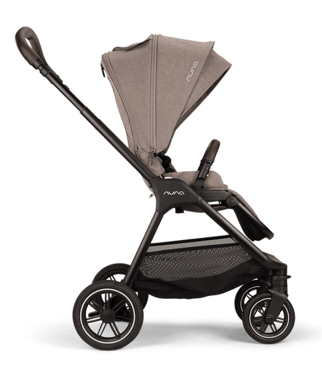 Nuna TRIV Next Baby Stroller | Spring Suspension Seat Technology, One Touch Braking System | Pram for 0M+ (Up to 22kg) - Cedar