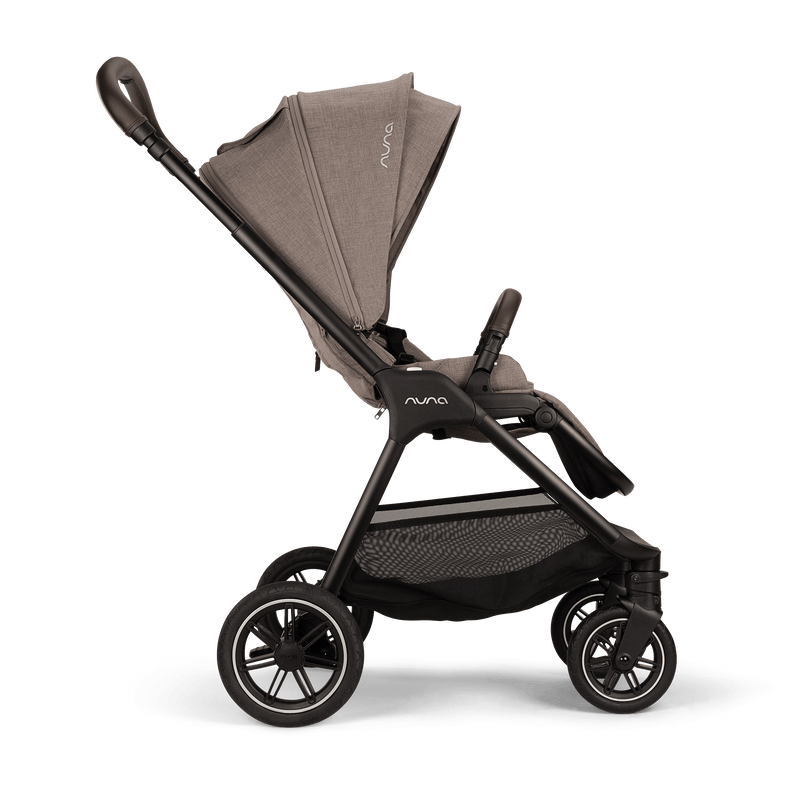 Nuna TRIV Next Baby Stroller | Spring Suspension Seat Technology, One Touch Braking System | Pram for 0M+ (Up to 22kg) - Cedar