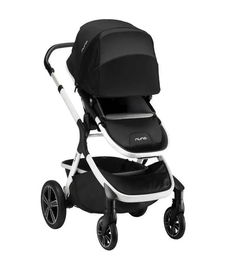 Nuna Demi Grow Baby Stroller - Converts to Double or Twin Stroller | Dual Suspension Pram Versatile and Innovative Stroller for 0M+ (Up to 22kg) - Cyber