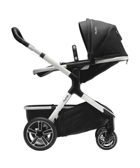 Nuna Demi Grow Baby Stroller - Converts to Double or Twin Stroller | Dual Suspension Pram Versatile and Innovative Stroller for 0M+ (Up to 22kg) - Cyber