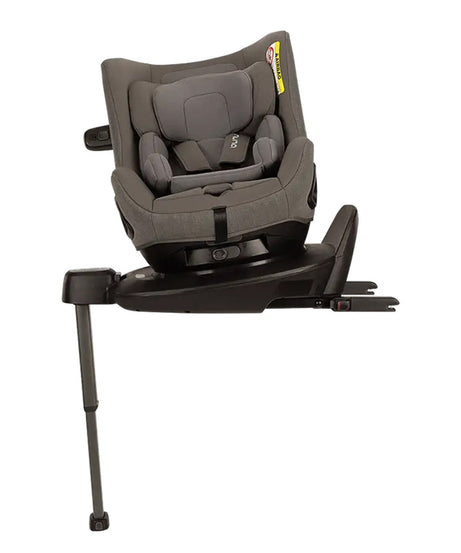 Nuna Pruu Baby Car Seat - Versatile 360° Rotation for Newborn to 5 Years - Granite