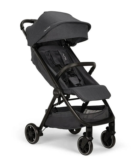 Nuna TRVL Compact Stroller in Dark Ocean – Ultra-Lightweight, Travel-Friendly Stroller for Infants and Toddlers with One-Hand Fold, Adjustable Recline, UPF 50+ Canopy & Progressive Suspension for Smooth Rides