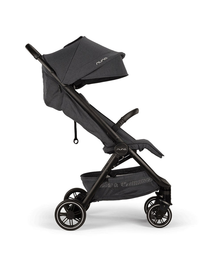 Nuna TRVL Compact Stroller in Dark Ocean – Ultra-Lightweight, Travel-Friendly Stroller for Infants and Toddlers with One-Hand Fold, Adjustable Recline, UPF 50+ Canopy & Progressive Suspension for Smooth Rides