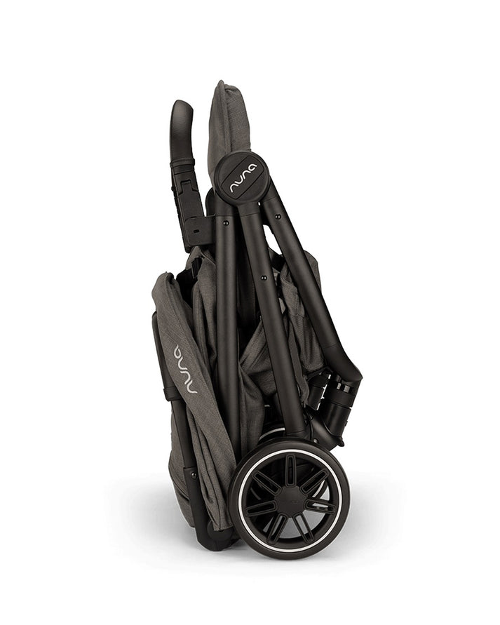 Nuna TRVL Compact Stroller in Dark Ocean – Ultra-Lightweight, Travel-Friendly Stroller for Infants and Toddlers with One-Hand Fold, Adjustable Recline, UPF 50+ Canopy & Progressive Suspension for Smooth Rides