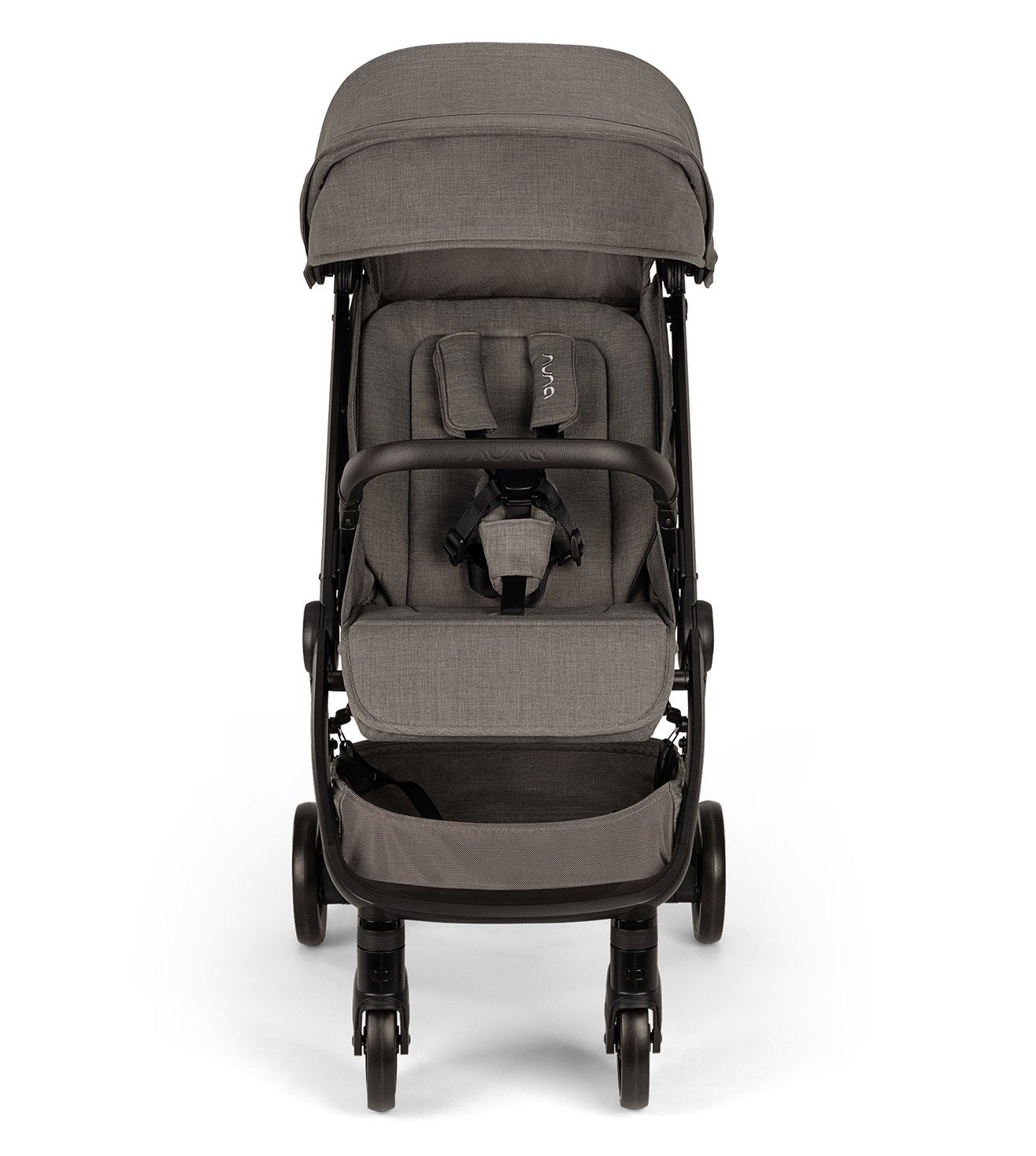 Nuna TRVL Compact Stroller in Granite – Ultra-Lightweight, Easy-Fold, and Stylish Stroller for Infants and Toddlers with One-Hand Recline, UPF 50+ Canopy, and Progressive Suspension for a Smooth Ride