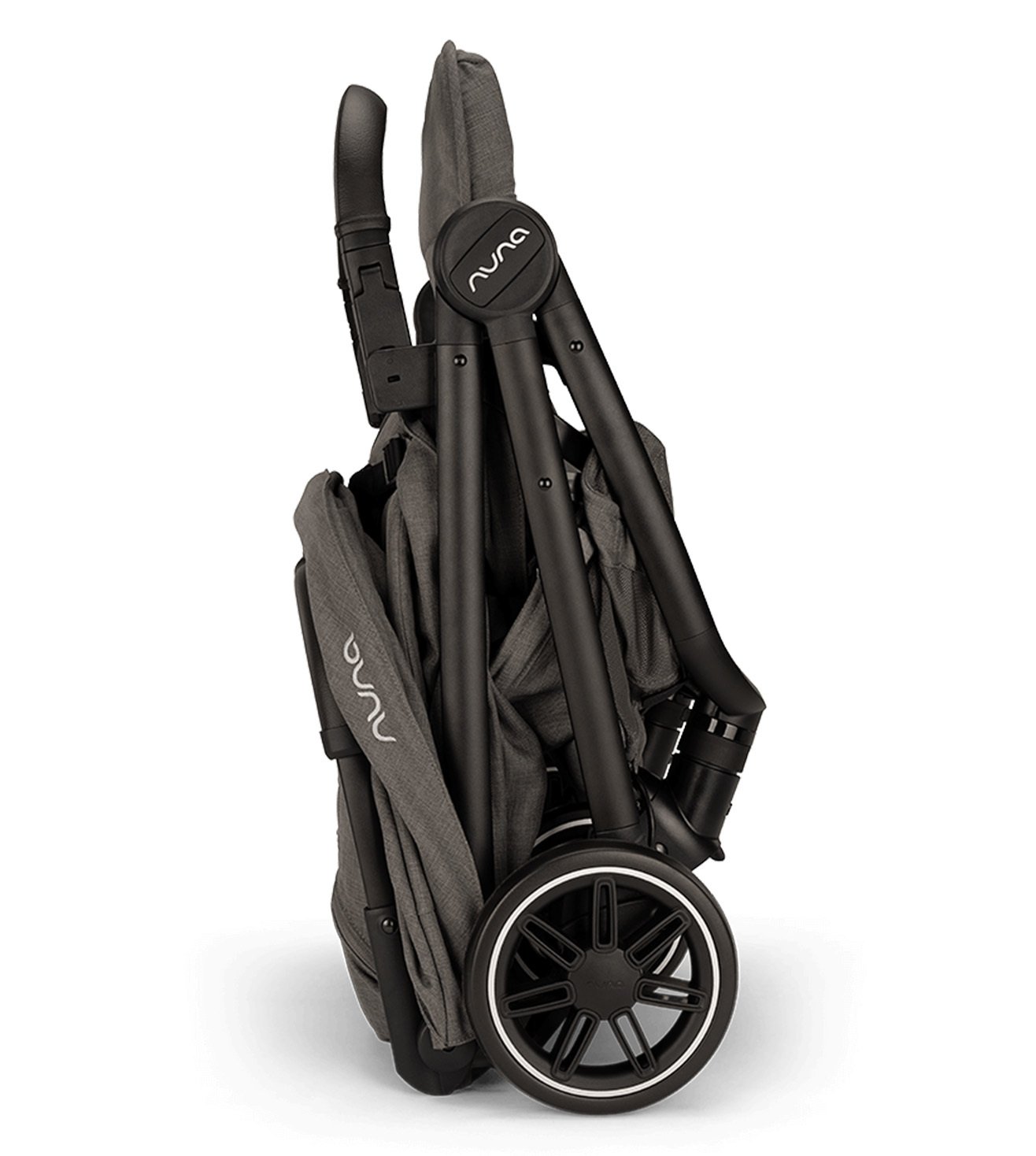 Nuna TRVL Compact Stroller in Granite – Ultra-Lightweight, Easy-Fold, and Stylish Stroller for Infants and Toddlers with One-Hand Recline, UPF 50+ Canopy, and Progressive Suspension for a Smooth Ride