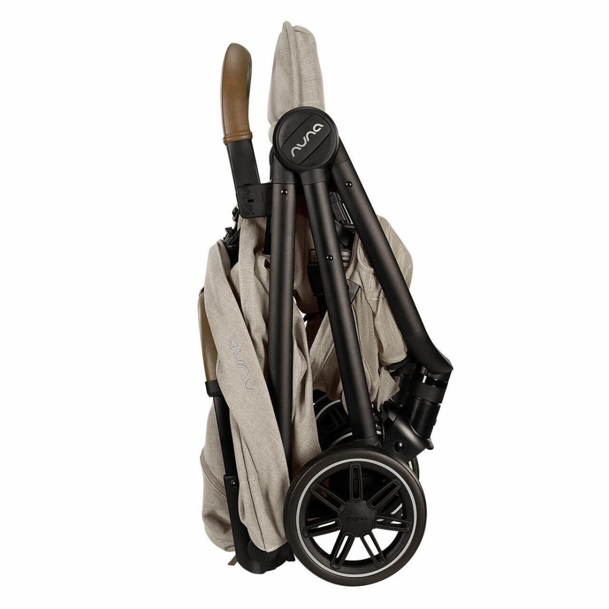 Nuna TRVL Compact Stroller in Hazelwood – Ultra-Lightweight, Easy-Fold, and Stylish Stroller for Infants and Toddlers with One-Hand Recline, UPF 50+ Canopy, and Progressive Suspension for a Smooth Ride