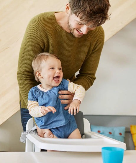 Nuna Zaaz High Chair - For 0M+ to 100Kg - Air Foam Cushion - Black Plum