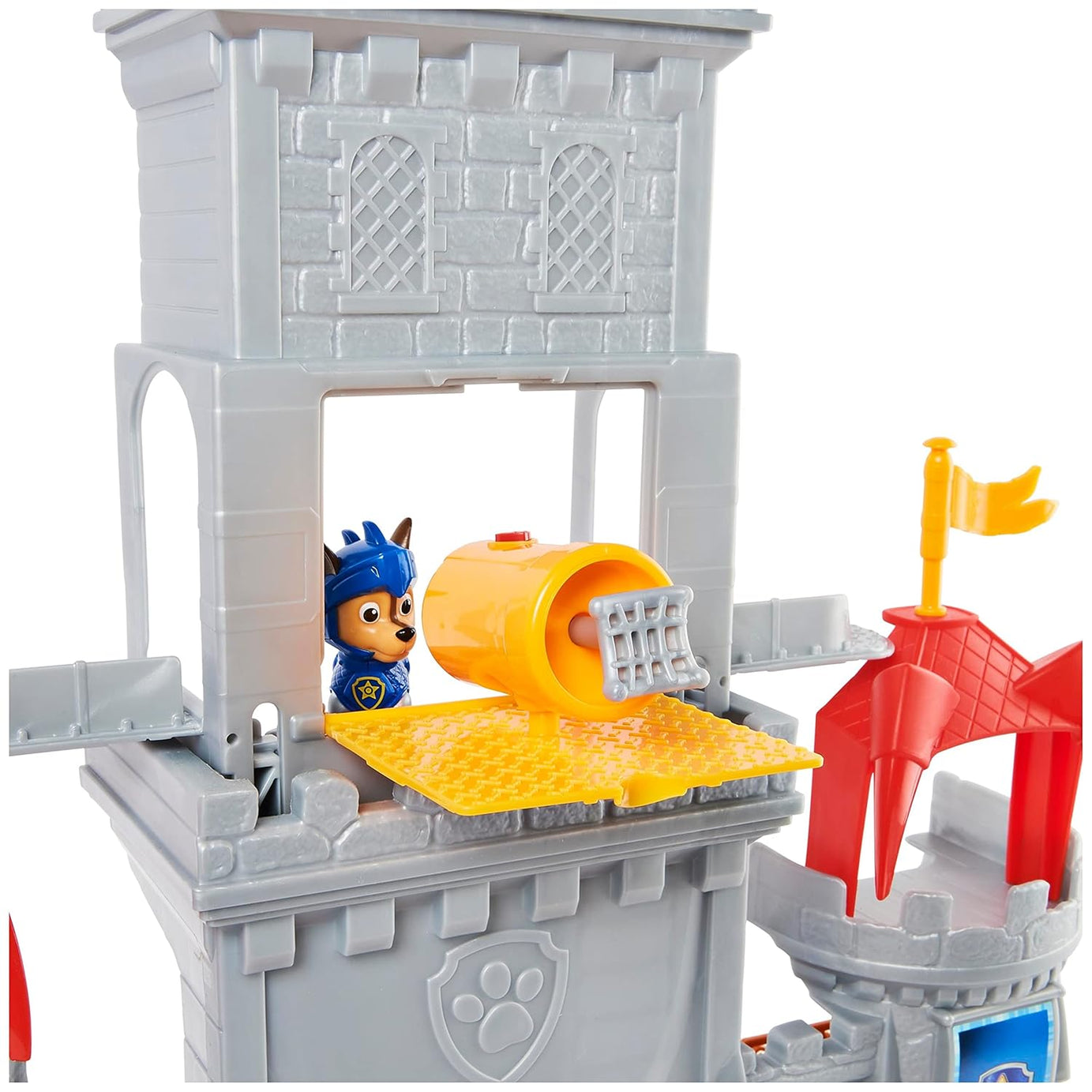 Paw Patrol Chase Rescue Knights Castle HQ - Transforming 11-Piece Playset with Chase and Mini Dragon Draco Action Figures | Roleplay Toy | Pretend Play Toy | Made in India for Kids Ages 3 and Up