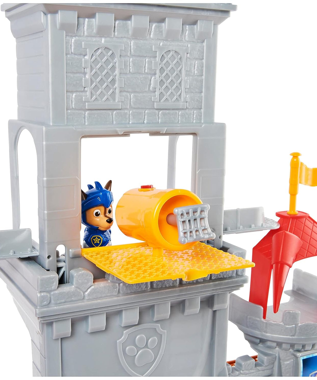 Paw Patrol Chase Rescue Knights Castle HQ - Transforming 11-Piece Playset with Chase and Mini Dragon Draco Action Figures | Roleplay Toy | Pretend Play Toy | Made in India for Kids Ages 3 and Up