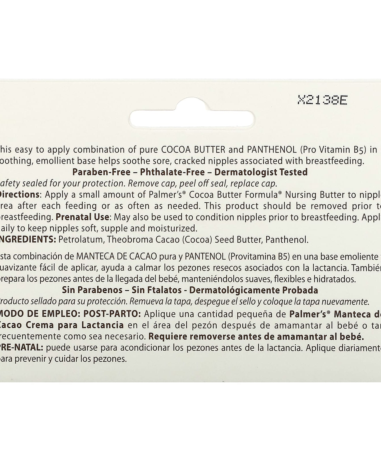 Palmer's Cocoa Butter Formula Nursing Butter – Soothing Nipple Cream for Breastfeeding Mothers with Pro-Vitamin B5 & Cocoa Butter | 30g Tube for Cracked & Sore Nipples