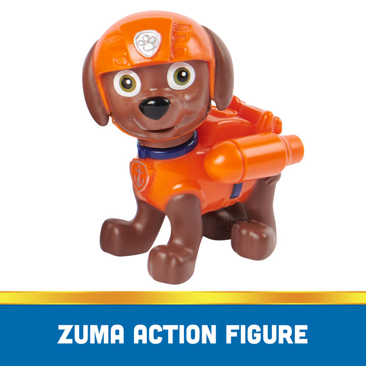 Paw Patrol Zuma’s Hovercraft - Eco-Friendly Toy Vehicle with Collectible Zuma Figure for Kids Ages 3 and Up