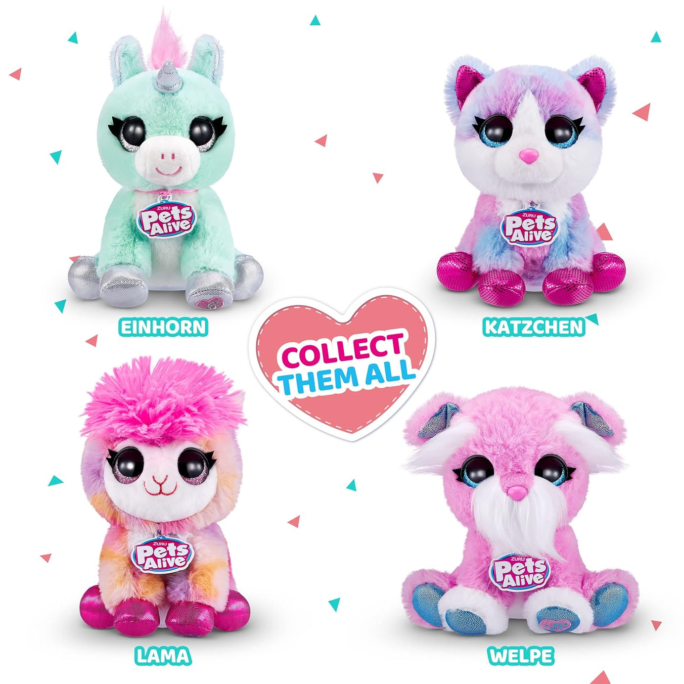 Zuru Pets Alive Pet Shop Surprise - Puppy Surprise Toy with Talk and Repeat Feature, Kitten Series 2, 10+ Sleepover-Themed Surprises Inside, Interactive Electronic Pet by ZURU - Birthday Gift for Kids