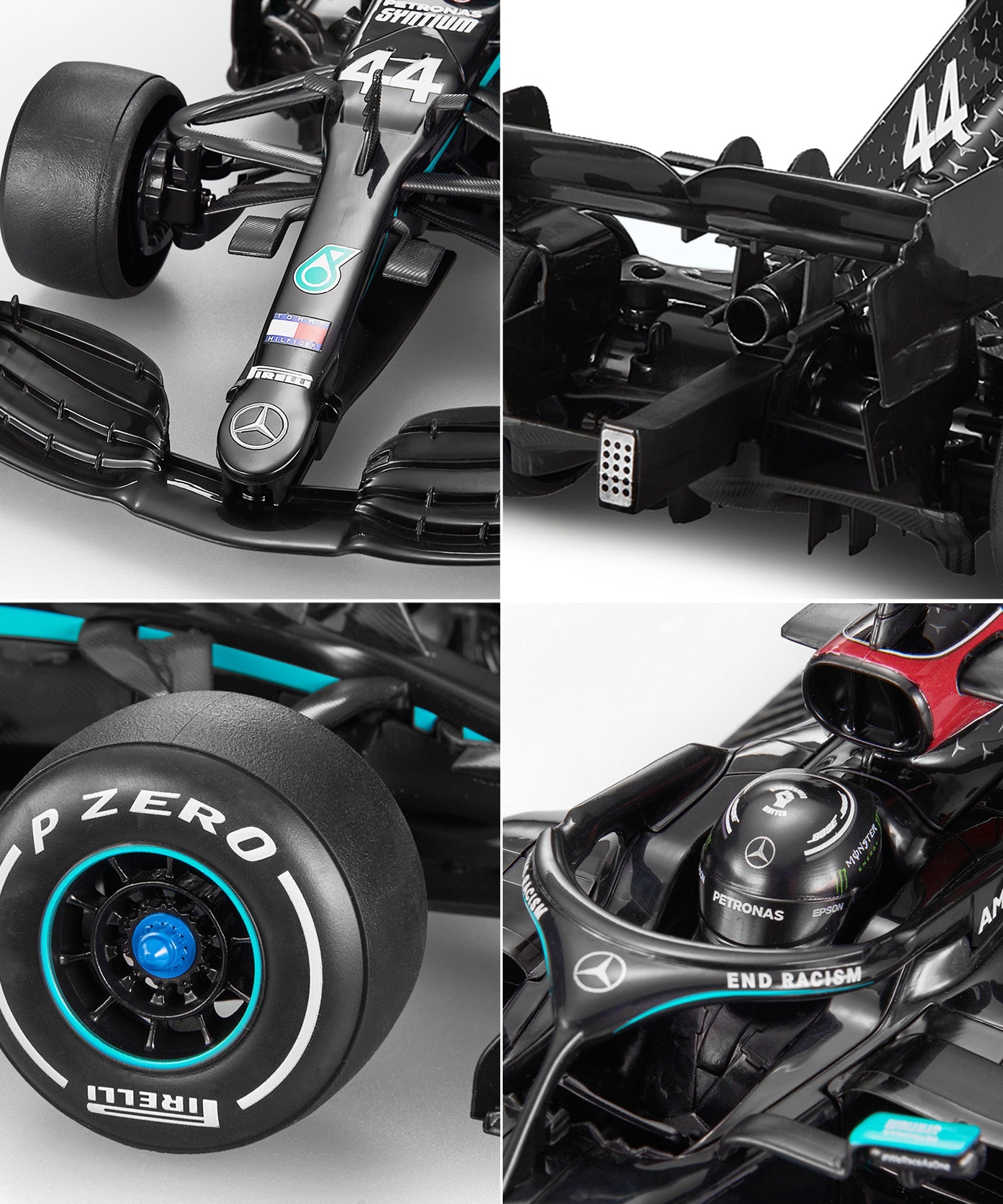 Rastar - Mercedes-AMG F1 W11 EQ Performance 1/12 Scale High-Speed Remote Control Car | Officially Licensed Formula 1 RC Racing Car with 2.4GHz Control & Realistic Detailing | AMG Petronas F1 Team Collectible Model