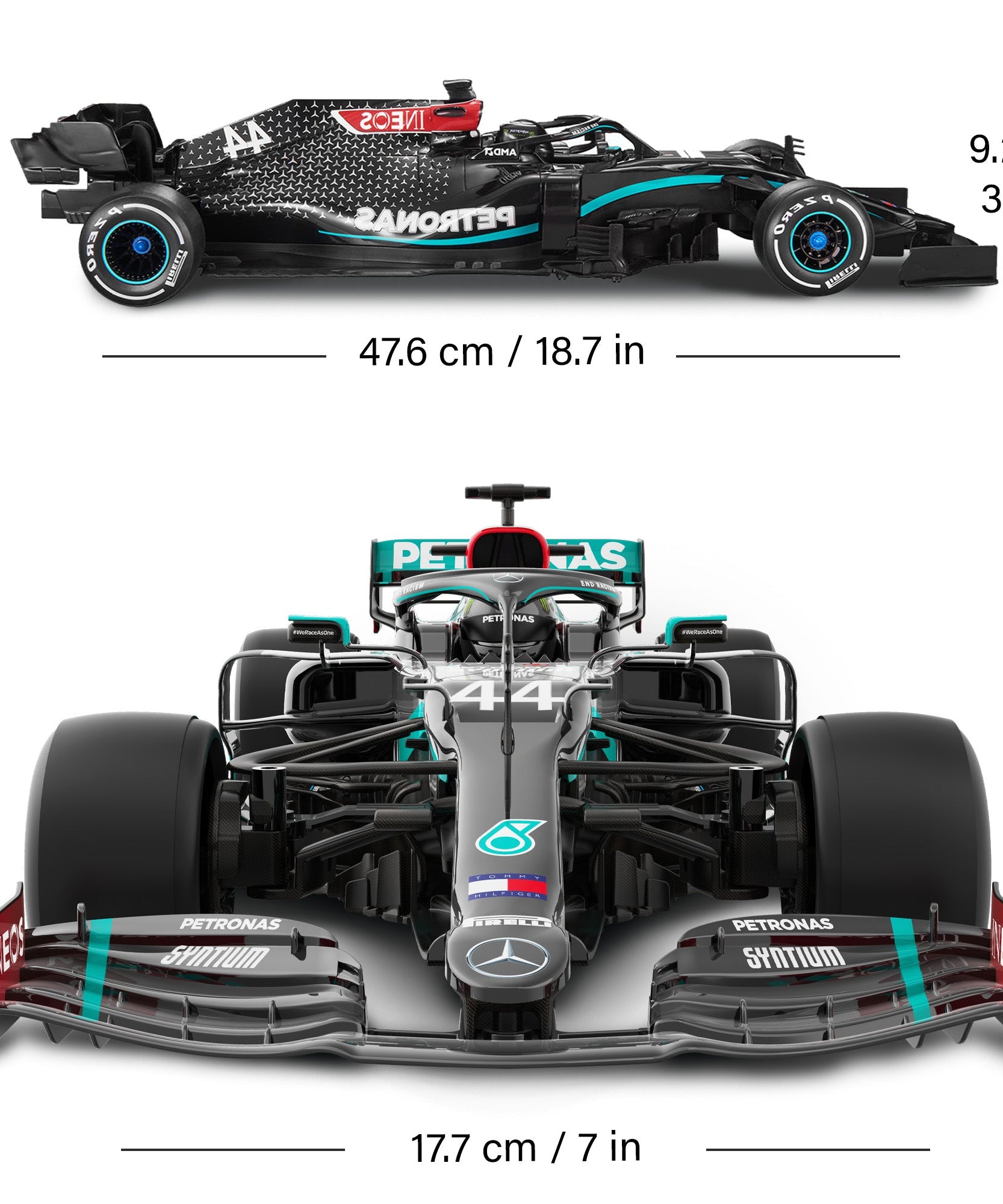 Rastar - Mercedes-AMG F1 W11 EQ Performance 1/12 Scale High-Speed Remote Control Car | Officially Licensed Formula 1 RC Racing Car with 2.4GHz Control & Realistic Detailing | AMG Petronas F1 Team Collectible Model