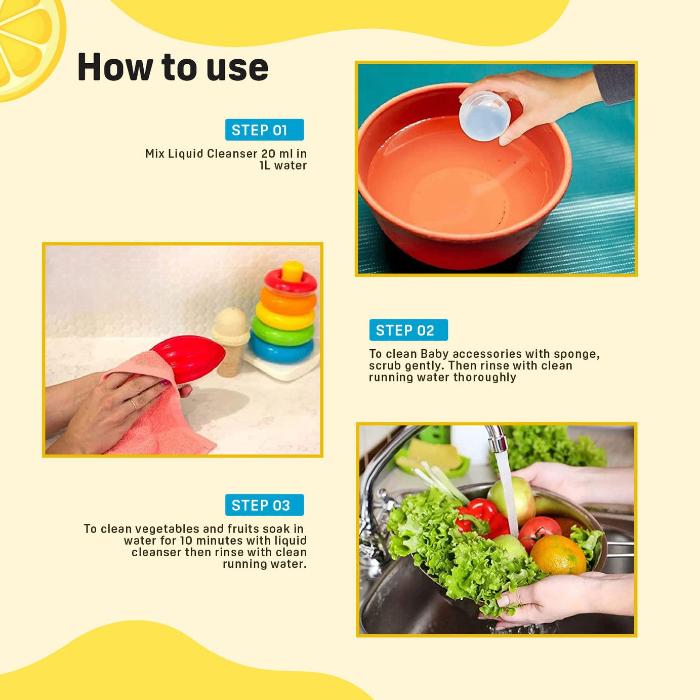 Pigeon Liquid Cleanser for Baby Bottles, Accessories, Fruits & Vegetables – 700ml | Kills 99.99% Germs | Made with 100% Food-Grade Ingredients