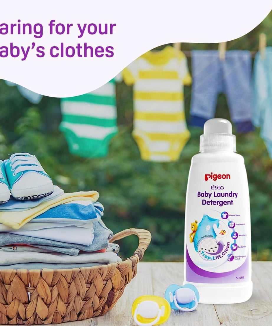 Pigeon Baby Laundry Detergent Liquid for Baby Clothes Fabric Care - 500ml