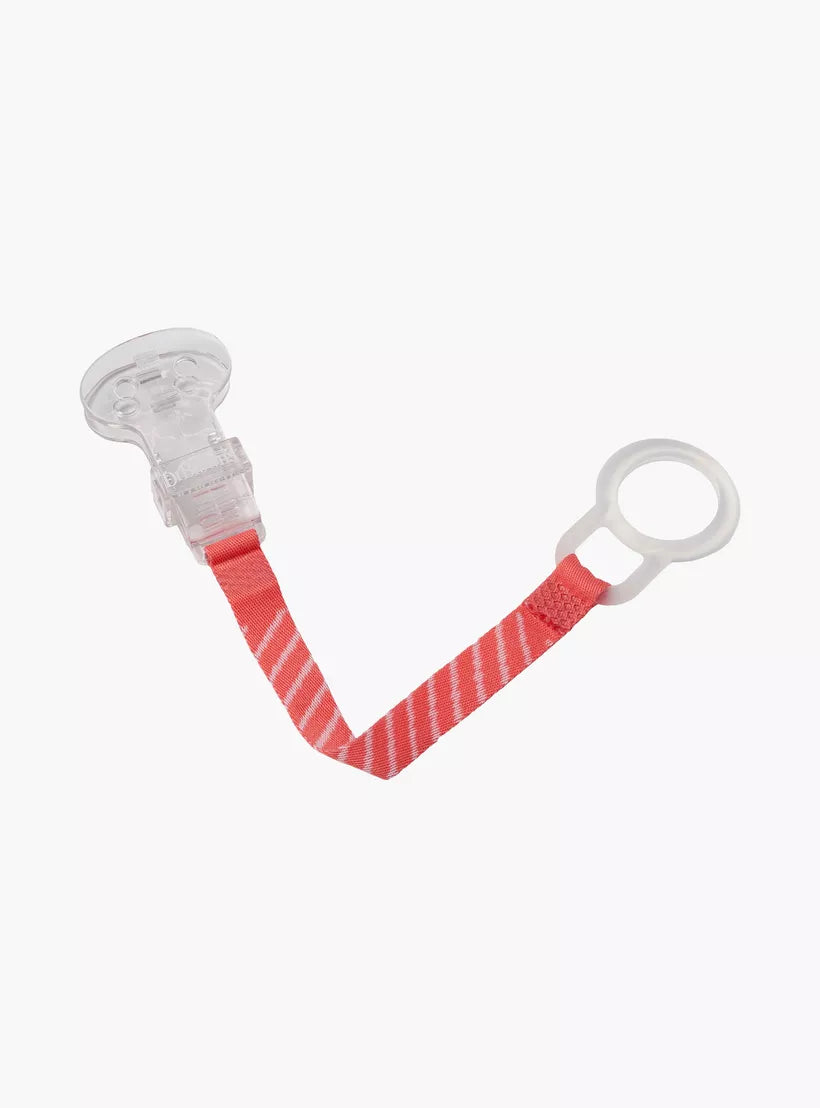 Dr. Brown's Universal Soother Clip - Secure, Hygienic Pacifier Holder to Keep Baby's Pacifier Close and Clean at All Times | Color will be Supplied As Per Availability