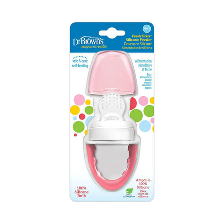 Dr. Brown's Fresh Firsts Silicone Feeder for 4M+ Babies | Safe & Easy Feeding - MINIMEE KIDS