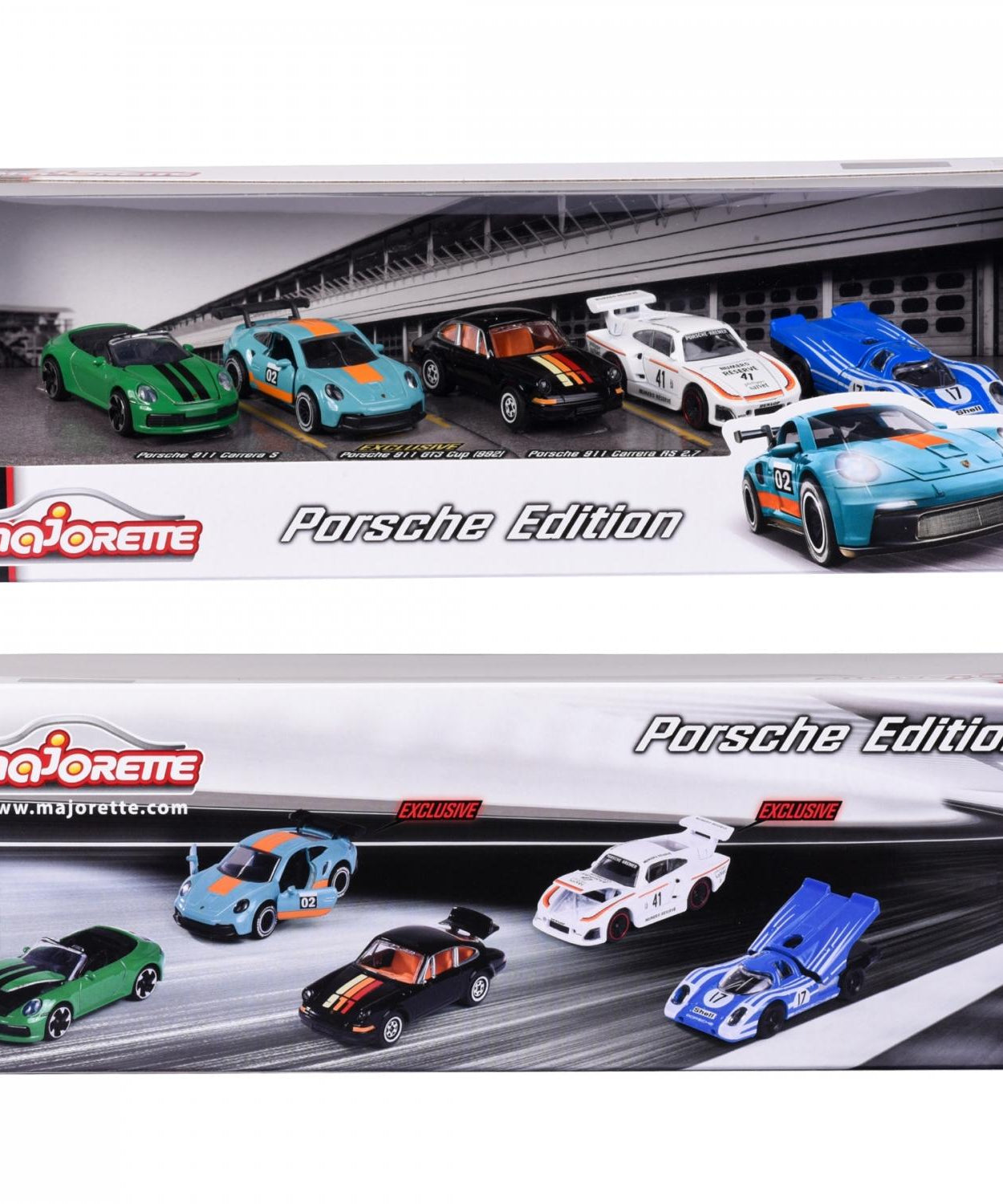 Majorette Diecast Porsche Edition Collection – Pack of 5 Luxury Porsche Model Cars – 1:64 Scale Miniature Vehicles with Opening Parts & Authentic Detailing – Officially Licensed Set for Kids & Collectors - MINIMEE KIDS