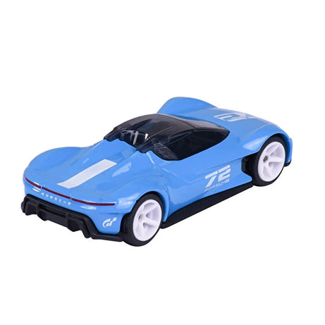 Majorette Porsche Edition - Porsche Vision Gran Turismo 72 Blue | Official Licensed Product | Die-Cast Car with Metal Body, Rubber Tires & Suspension | Includes Collector’s Box | 3+
