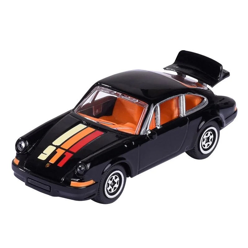 Majorette Porsche 911 Carrera RS 2.7 Die-Cast Car - 1:64 Scale | Premium Porsche Collection | Collector’s Edition in Black