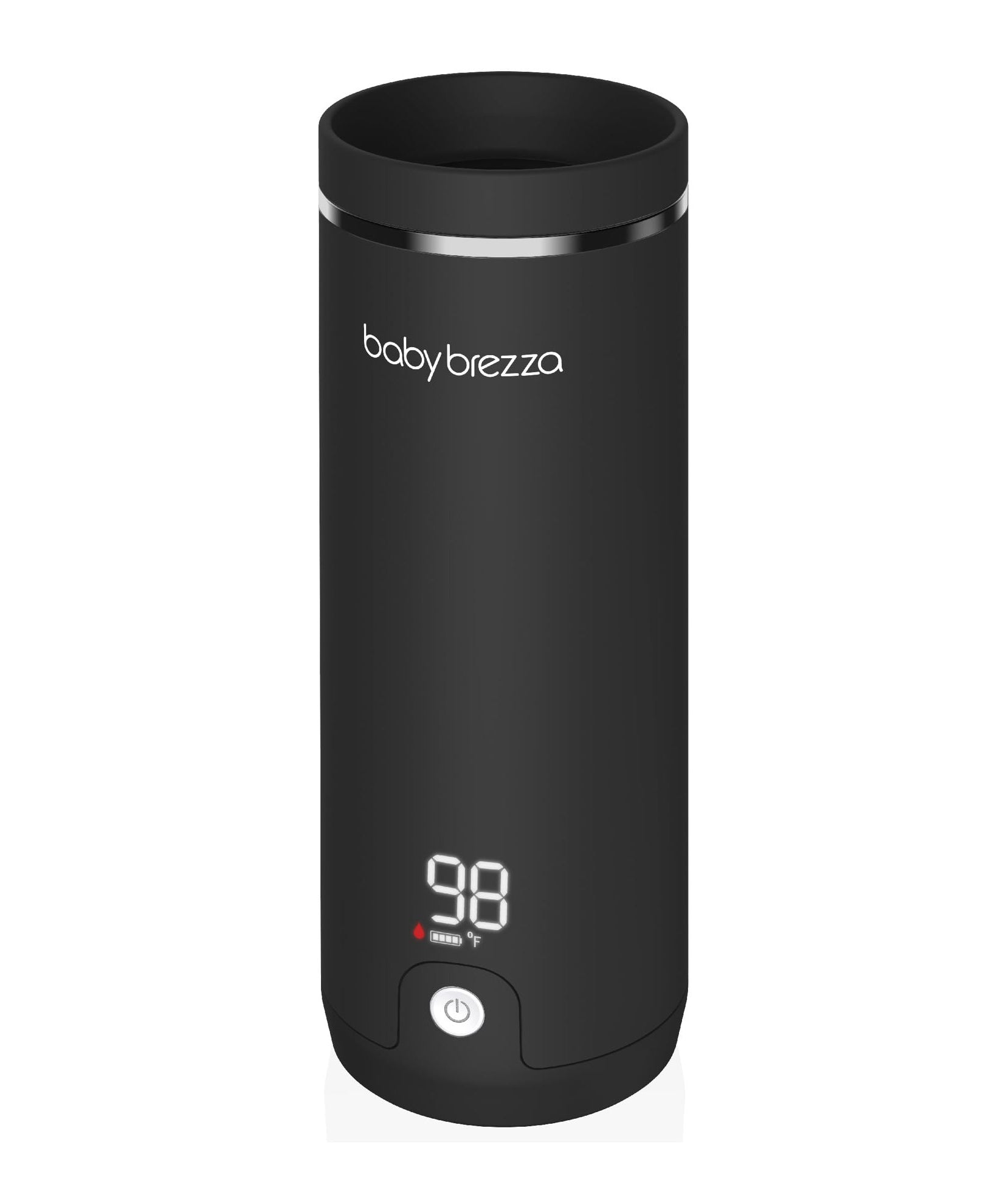 Baby Brezza Superfast Portable Bottle Warmer | Rechargeable Travel Milk Warmer for Breastmilk & Formula | Warms 67% Faster (3 Mins) | 4 Temp Settings & LED Display | USB-C Powered - MINIMEE KIDS