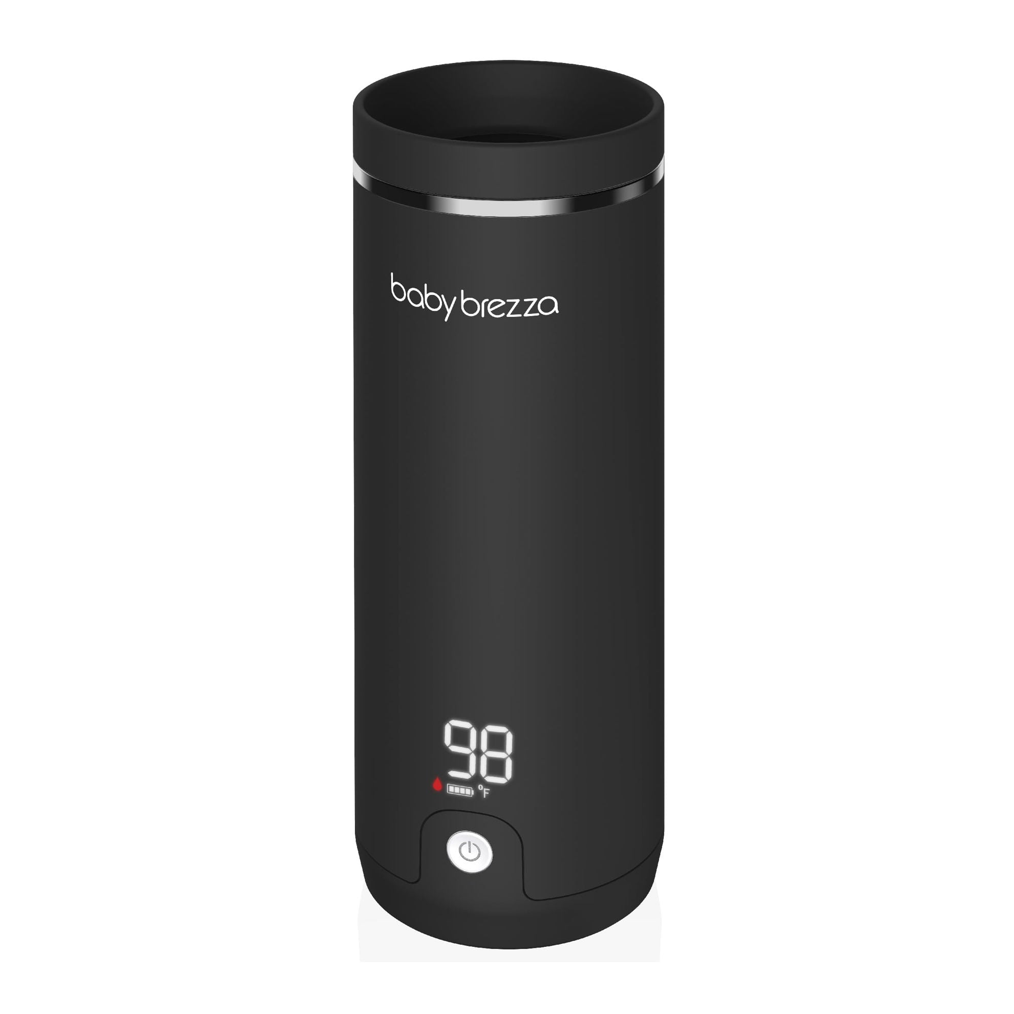 Baby Brezza Superfast Portable Bottle Warmer | Rechargeable Travel Milk Warmer for Breastmilk & Formula | Warms 67% Faster (3 Mins) | 4 Temp Settings & LED Display | USB-C Powered - MINIMEE KIDS