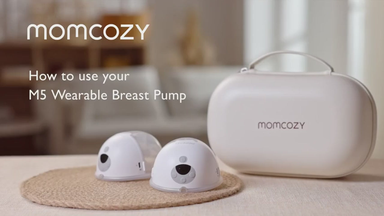 Momcozy M5 Wearable Breast Pump - 2 Pumps | Electric, Painless, Portable & Discreet Pumping Solution