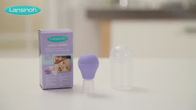 Lansinoh Latch Assist for Easy Breastfeeding – Helps Baby Latch On with 2 Sizes (19mm & 24mm)