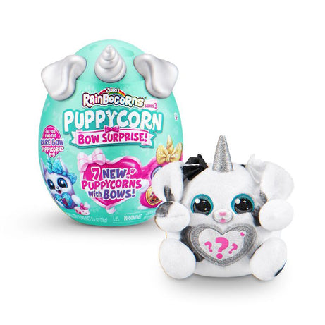 Zuru Rainbocorns Puppycorn Bow Surprise - 10+ Surprises Inside, Collect All 7 Puppycorns