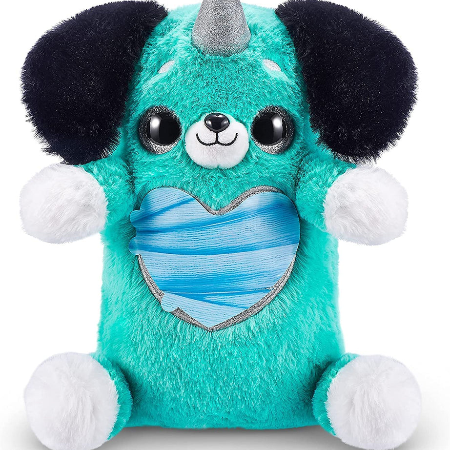 Zuru Rainbocorns Puppycorn Rescue Collectible Plush - Surprise Egg with Stickers, Syringe Slime, and Over 12 Magical Surprises